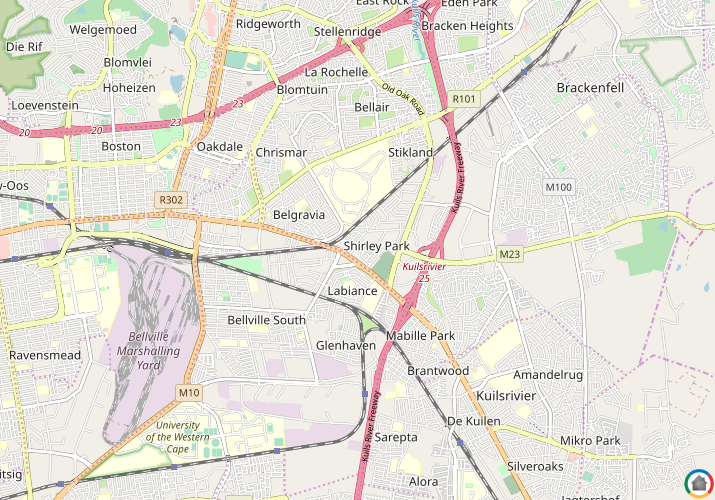 Map location of Meyerhof